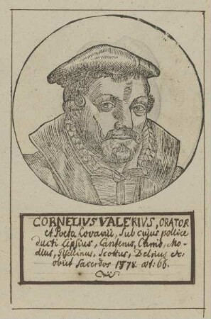 Bildnis des Cornelius Valerius