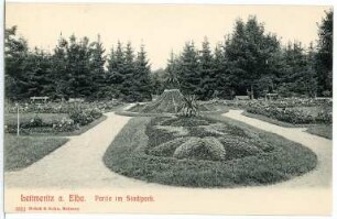 Leitmeritz. Partie im Stadtpark