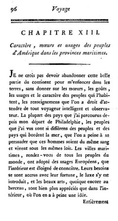 Caractère, m?urs et usages des peuples d' Amérique dans les provinces maritimes