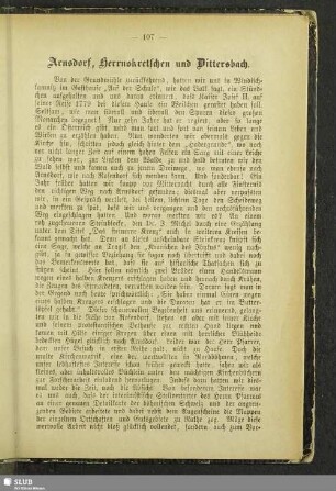 Arnsdorf, Herrnskretschen und Dittersbach