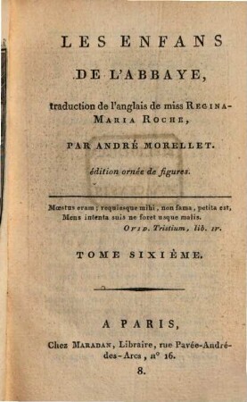 Les Enfans De L'Abbaye, 6