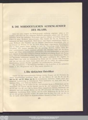 1. Die türkischen Ostvölker