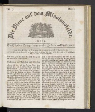 N° 3. März. 1840