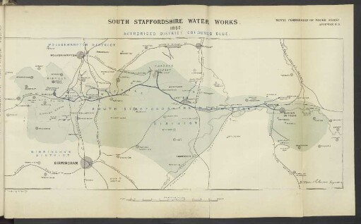 Appendix B.D. South Staffordshire Water Works. 1866.