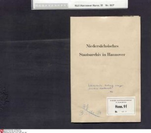 Interimistische Besetzung einiger Ministerialdepartements