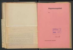 Eingaben an den Kultusminister. (Korrespondenz Ministerialrat Dr. Busley). Buchstabe G.
