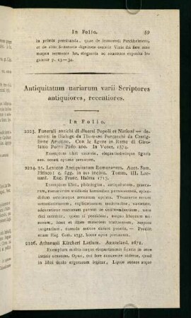 Antiquitatum uariarum varii Scriptores antiquiores, recentiores