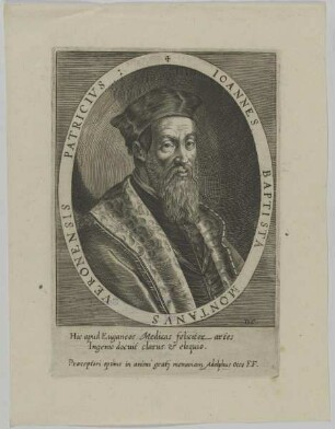 Bildnis des Ioannes Baptista Montanvs