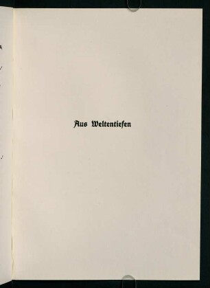 91-133, Aus Weltentiefen