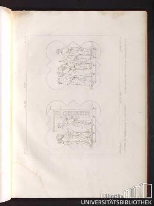 Tav. XIII, Tav. XIV. I Giudei interrogano S. Giovanni. S. Giovanni annunzia la venuta di G. C.