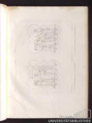 Tav. XIII, Tav. XIV. I Giudei interrogano S. Giovanni. S. Giovanni annunzia la venuta di G. C.