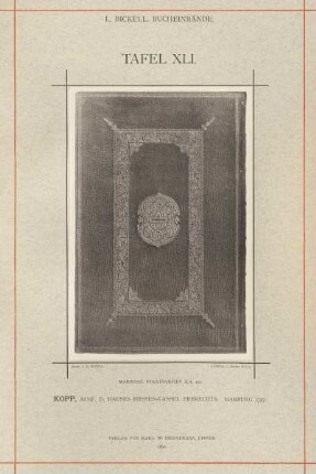 Tafel XLI. Kopp, Ausf. d. Hauses Hessen-Cassel Erbrechts, Marburg, 1727, Marburg, Staatsarchiv XA. 495