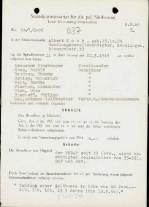Koch, Albert