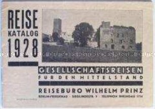 Katalog eines Reisebüros für "Gesellschaftsreisen für den Mittelstand"