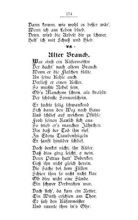 Alter Brauch