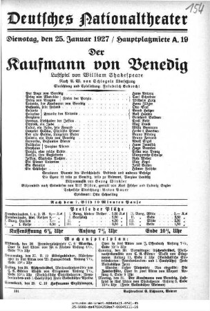 Der Kaufmann von Venedig