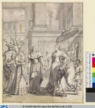 "Thusnelda und die Königin Erato"