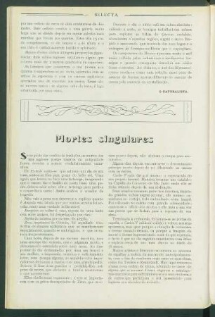 Mortes singulares