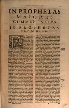 Commentaria In Qvatvor Prophetas Maiores