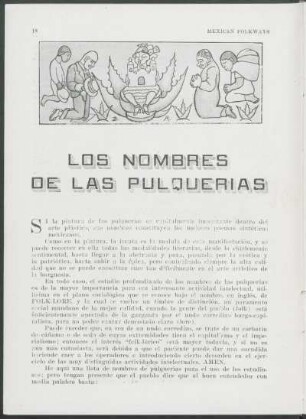 Los nombres de las Pulquerías