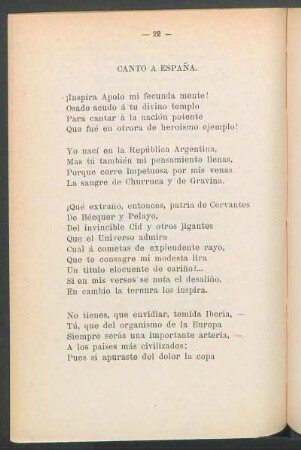 Canto a España