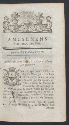 Première centurie.