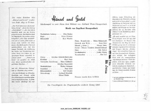 Hänsel und Gretel