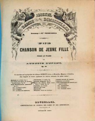Journal des Dames et des Demoiselles, 1862. Février, juillet, novembre