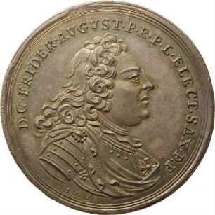 Kurfürst Friedrich August II. - Huldigung von Dresden