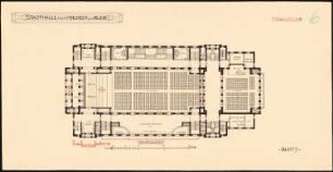 Stadthalle, Mülheim an der Ruhr: Grundriss OG