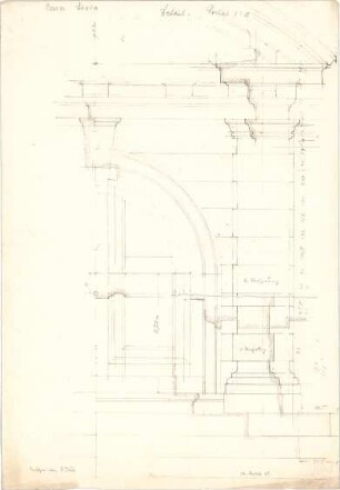 Übel, Fritz; Italien; Casa di Livia (dt. Haus der Livia) - Details