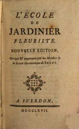 L' École Du Jardinier Fleuriste