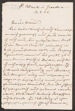Brief an Heinrich von Herzogenberg : 17.07.1895