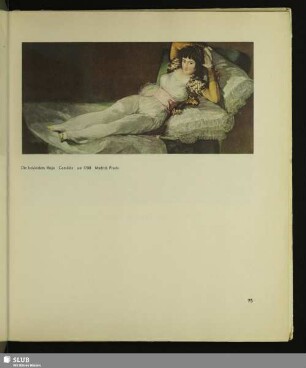 Die bekleidete Maja. Gemälde, um 1798