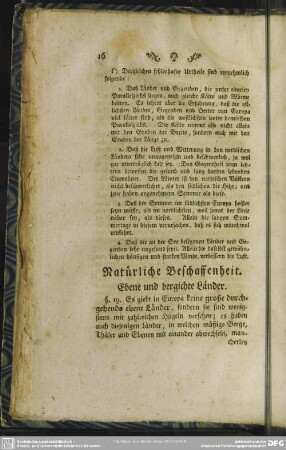 Natürliche Beschaffenheit