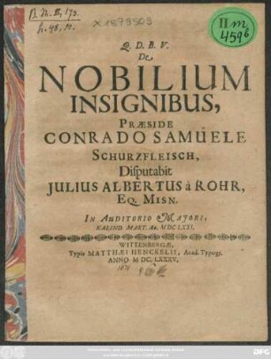 De Nobilium Insignibus