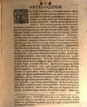 Disputatio Philologica. De Usu Lectionis Scriptorum Secularium Et Antiquitatis, Quem in altiori etiam litteraturâ præstant