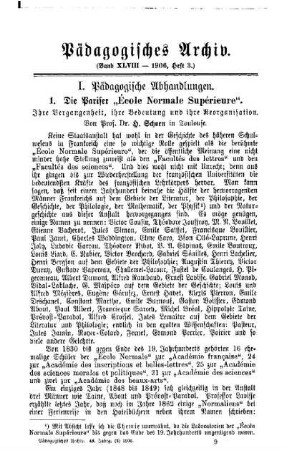 Die Pariser "Ecole Normale Superieure"