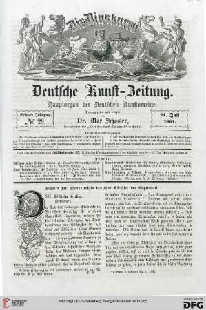 Nr. 29 (21. Juli 1861)