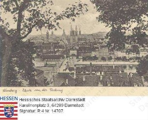 Würzburg, Blick von der Festung
