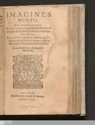 Imagines Mortis