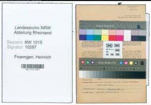 Entnazifizierung Heinrich Froemgen , geb. 05.05.1916 (Fusspfleger)