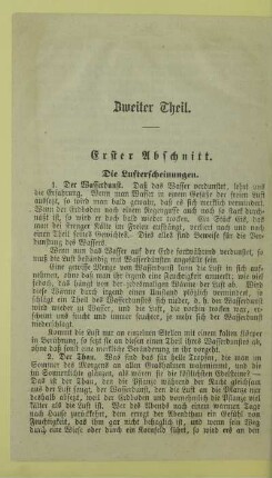 Erster Abschnitt. Die Lufterscheinungen