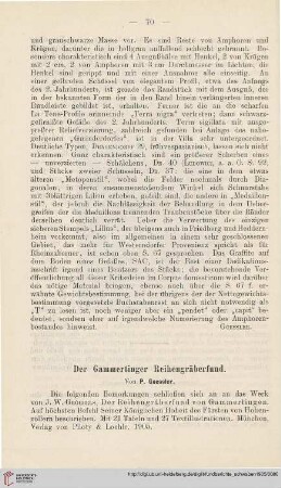 13: Der Gämmertinger Reihengräberfund