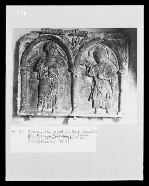 Grabmal des Abtes Mirabel (gestorben 1308)