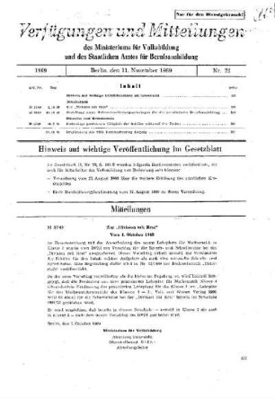 Zur "Division mit Rest" : 37/69 vom 1. Oktober 1969 ; [Mitteilungen]