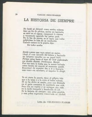 La historia de siempre