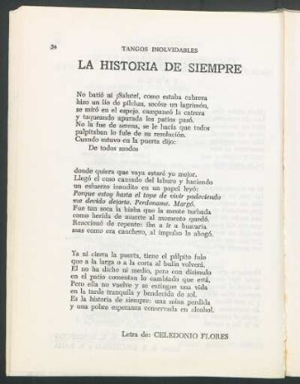 La historia de siempre