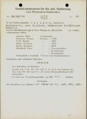 Vollmer, Leopold