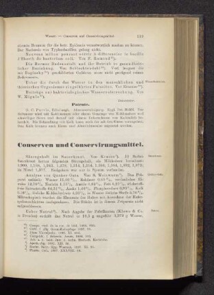 Conserven und Conservirungsmittel